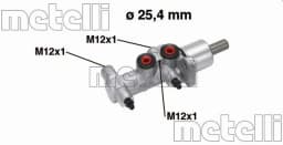 Peapiduri silinder METELLI 05-0766
