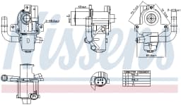 EGR-klapp NISSENS 98264