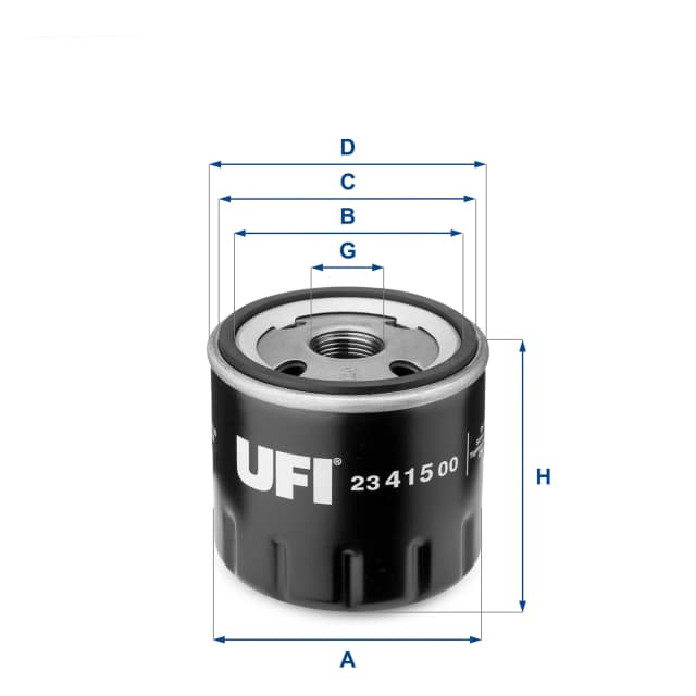 Õlifilter UFI 23.415.00