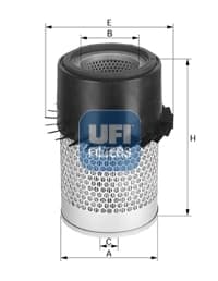 Õhufilter UFI 27.456.00