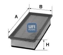 Õhufilter UFI 30.125.00