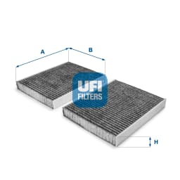 Filter, salongiõhk UFI 54.231.00