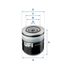 Õlifilter UFI 23.167.00