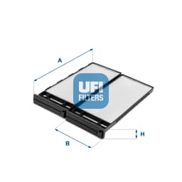 Filter, salongiõhk UFI 53.258.00