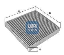 Filter, salongiõhk UFI 54.138.00