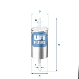Kütusefilter UFI 31.842.00