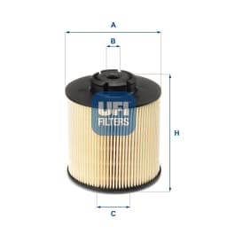 Kütusefilter UFI 26.017.00