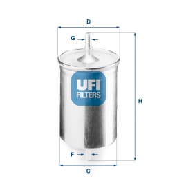 Kütusefilter UFI 31.718.00