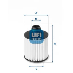 Õlifilter UFI 25.139.00