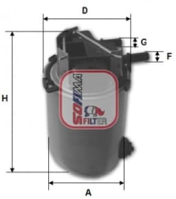 Kütusefilter SOFIMA S 1061 NR