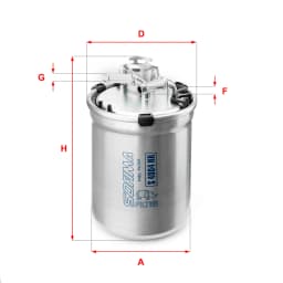 Kütusefilter SOFIMA S 4004 NR