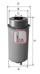 Kütusefilter SOFIMA S 4464 NR