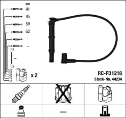 Süütesüsteemikomplekt NGK 44234
