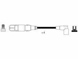 Süütesüsteemikomplekt NGK 7303