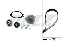 Veepump + hammasrihmakomplekt DOLZ KD102