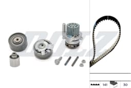 Veepump + hammasrihmakomplekt DOLZ KD047