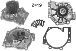 Veepump, mootori jahutus DOLZ V211