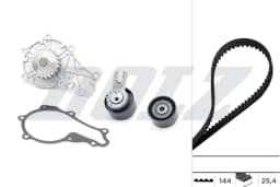 Veepump + hammasrihmakomplekt DOLZ KD015