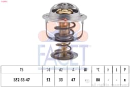 Termostaat, Jahutusvedelik FACET 7.8205S