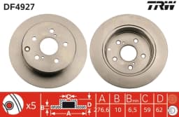 Piduriketas TRW DF4927