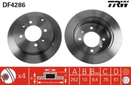 Piduriketas TRW DF4286