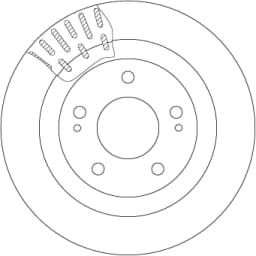 Piduriketas TRW DF7276
