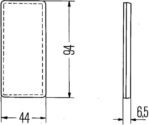 Reflektor HELLA 8RA 003 326-051