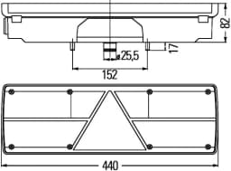 Tagatuli HELLA 2VP 340 450-151