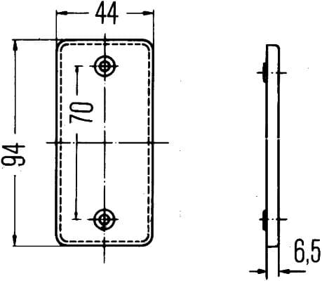 Reflektor HELLA 8RA 003 326-001