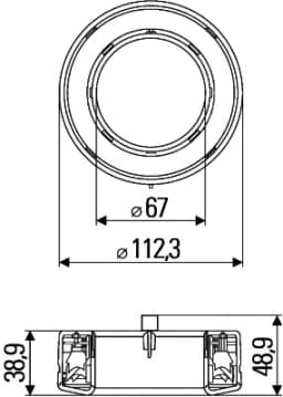 Tagatuli HELLA 2SB 009 362-301