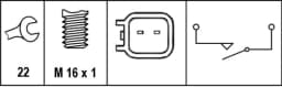 Lüliti, tagurdustuli HELLA 6ZF 010 965-051