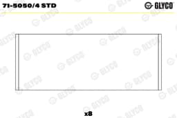 Kepsulaager GLYCO 71-5050/4 STD