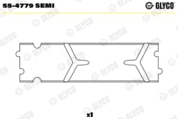 Laagripuks, keps GLYCO 55-4779 SEMI