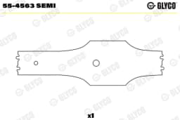 Laagripuks, keps GLYCO 55-4563 SEMI