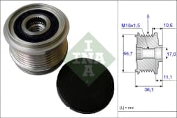 Generaatori vabakäik Schaeffler INA 535 0161 10