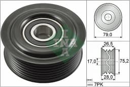 Seade-/juhtrull, soonrihm Schaeffler INA 532 0609 10