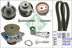 Veepump + hammasrihmakomplekt Schaeffler INA 530 0360 30