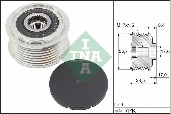 Generaatori vabakäik Schaeffler INA 535 0318 10