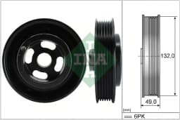 Rihmaratas, väntvõll Schaeffler INA 544 0126 10