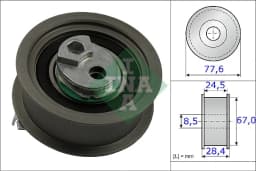 Pingutusrull, Hammasrihm Schaeffler INA 531 0851 10