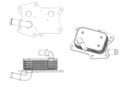 Õliradiaator, mootoriõli NRF 31830