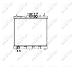 Radiaator, mootorijahutus NRF 53476