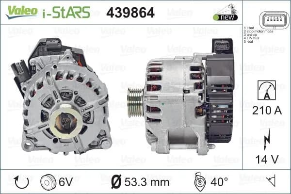 Käivitusgeneraator VALEO 439864