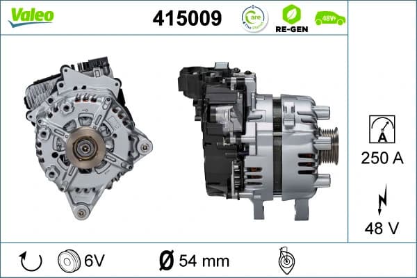 Käivitusgeneraator VALEO 415009