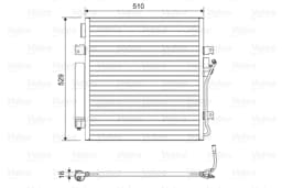 Kondensaator, kliimaseade VALEO 814163