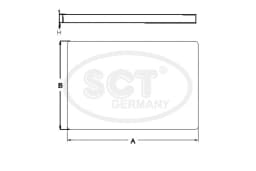 Filter, salongiõhk SCT - MANNOL SA 1106