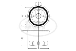 Õlifilter SCT - MANNOL SM 836