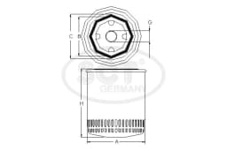 Õlifilter SCT - MANNOL SM 119