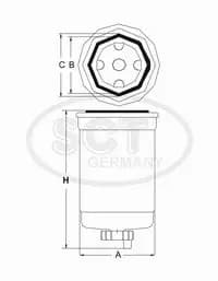 Kütusefilter SCT - MANNOL ST 6106