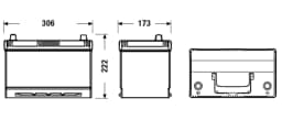 Käivitusaku EXIDE EL955